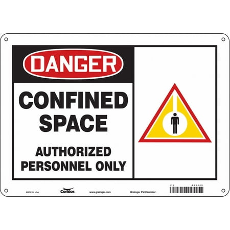 

Condor Safety Sign 10 inx14 in Aluminum 465J40 465J40 ZO-G5077252