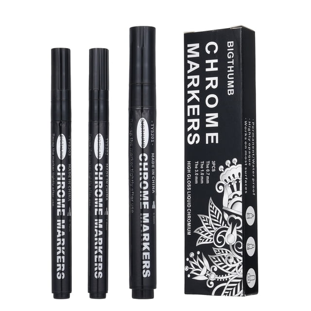 Marqueur, Stylos de Peinture Liquide Adapté Modèle Permanent Liquide Adapté Marqueur Stylo Miroir Stylos Marqueur Stylo Miroir Stylos de Peinture Qisuo Rookin