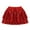 Red, variant on DPOIS Kids Girls Glittery Sequined Dance Tutu Skirt Silver 4-5