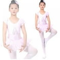 thumbnail image 3 of Bullpiano 3-7Y Gymnastics Leotard for Girls Child Ballet Dress Professional Ballet Tutu Dress Leotard Dance Clothes Ballet Clothing (Pink), 3 of 7