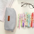 thumbnail image 6 of YUTK Wholesale Environmental Friendly Linen Pencil Case Pures Color Fashion Student Stationery Bag Pencil Bag Linen Stationery Bag,Gray,Free Size, 6 of 6