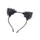 thumbnail image 4 of Diadema con orejas de gato de encaje a la moda para mujer, 2 uds., accesorios para el cabello Feliz Sencillez, 4 of 4
