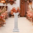 thumbnail image 2 of ToppiJoy 2pcs Wedding Roman Column, 11.81*35.43in Wedding Landscaping Roman Pillar Artistic Roman Column Statue Party Flowerpot Holder for Decorating Garden, Patio, Lawn, 2 of 15