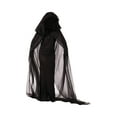 thumbnail image 3 of Vestido Perfecl de Mujer Aterrador Longitud Completa Cosplay Largo Gótico Sudadera con Capucha Lisa L, 3 of 8