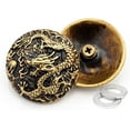 thumbnail image 3 of craftmemore 2 pcs 1-3/8 inches chinese dragon concho screw back leather craft embellishments chs15 (bronze), 3 of 5