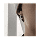 thumbnail image 2 of Pendientes Huecas De Hip - Hop PLATA, 2 of 5