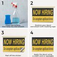 thumbnail image 5 of Now Hiring se Aceptan Aplicaciones Vinyl Decal 18 Inch x 24 Inch Weatherproof Heavy-Duty Adhesive Backing | Spanish Recruitment Sign, Job Opportunities, Professional Display | Made in, 5 of 6