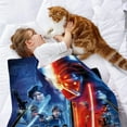 thumbnail image 2 of Star Wars anti-pilling, suave, ligera, esponjosa y acogedora de lujo para hogar y cocina – Perfecta para niños y adultos,120x150cm, 2 of 6