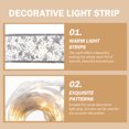 thumbnail image 4 of 1pc Christmas Tree Light Strip Creative Chic Luminous Ribbon Decor Light Strip, 4 of 8