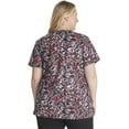 thumbnail image 3 of Dickies EDS Scrubs Top For Women V-Neck Print DK717, 3 of 7