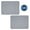 Gray, variant on SELIBRE 2 Pack Kitchen Sink Mat, PVC Sink Protector for Stainless Steel & Ceramic Sinks, Non-Slip Quick-Dry Dish Drying Mat with Drain Holes, 15.7"x11.8", Gray