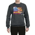thumbnail image 2 of Wild Bobby, Colorful Neon Flag Hearts Love, Streetwear, Unisex Crewneck Graphic Sweatshirt, Charcoal, 3XL, 2 of 3