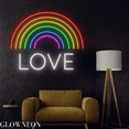 thumbnail image 2 of Glowneon Love Neon Sign, Pride Rainbow Led Sign, Wedding Wall Decor, 2 of 5