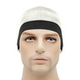 thumbnail image 4 of Silky Bonnet for Men, Wave Cap Satin Silk Hair Bonnet for Sleep, Durags Elastic Band Wave Caps, Stocking Wave Sleeping Shower Caps Silk Hair Wrap for Men Women Beige, 4 of 5