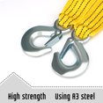 thumbnail image 3 of Htwon 2Pack 13FT 5Tons Car Heavy Duty Tow Strap W/ Hooks Emergency Rope Cable Towing, 3 of 11