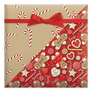 Christmas Critters Double-Sided Jumbo Rolled Gift Wrap