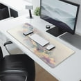 thumbnail image 4 of Large Pink Gold Marble Mouse Pad - Stylish 31.5x11.8in Desk Mat & Laptop Protector, 4 of 7
