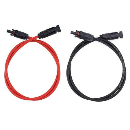 

GLFSIL Solar Cable Extension Cable 2 3 meters 10AWG 6 mm² Solar Plug Photovoltaic