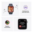 thumbnail image 4 of Smartwatch Apple SE (GPS + Cellular) Caja de aluminio Plata 44MM correa deportiva Azul talla S/M, 4 of 4