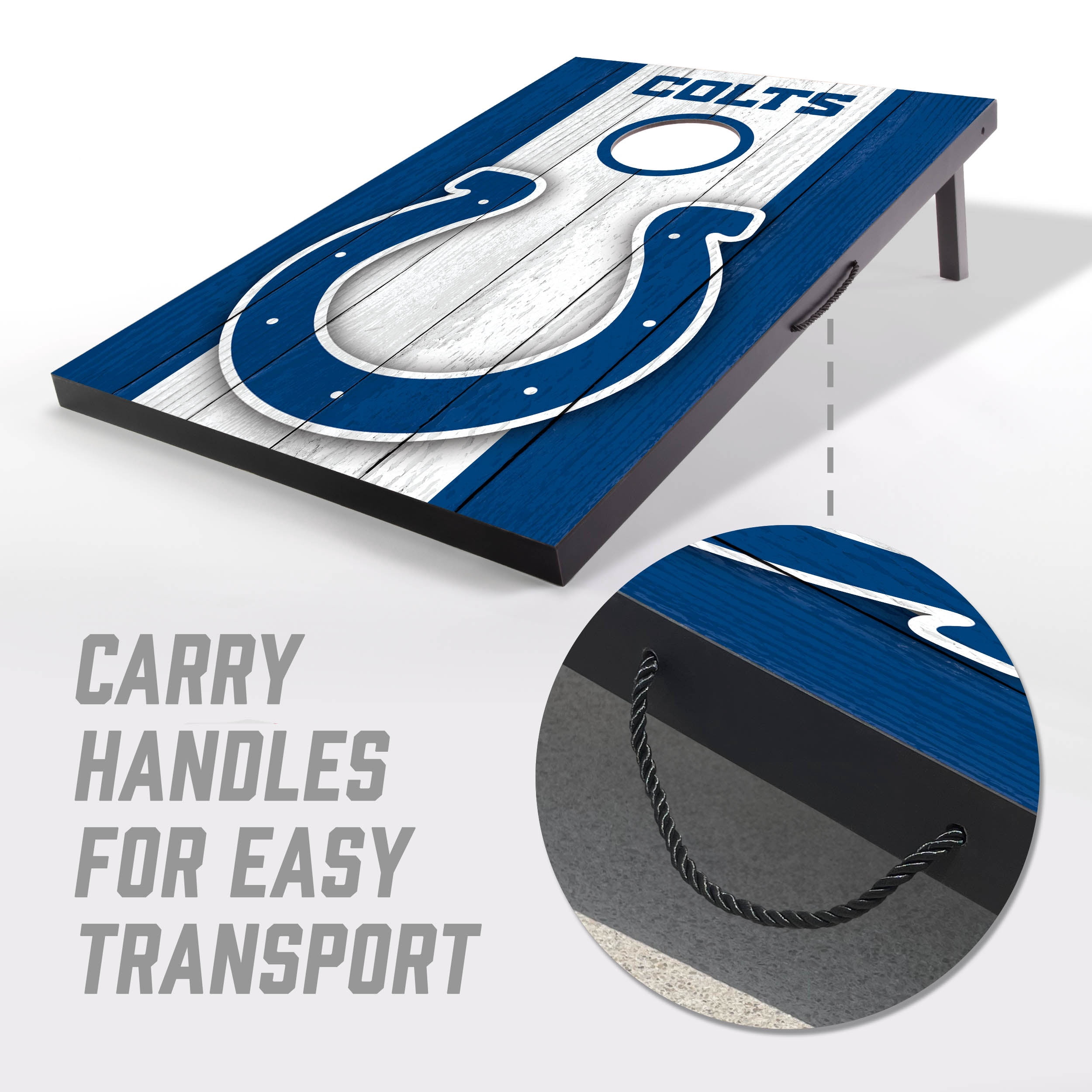 YouTheFan NFL Indianapolis Colts 2' x 3' MDF Cornhole Game