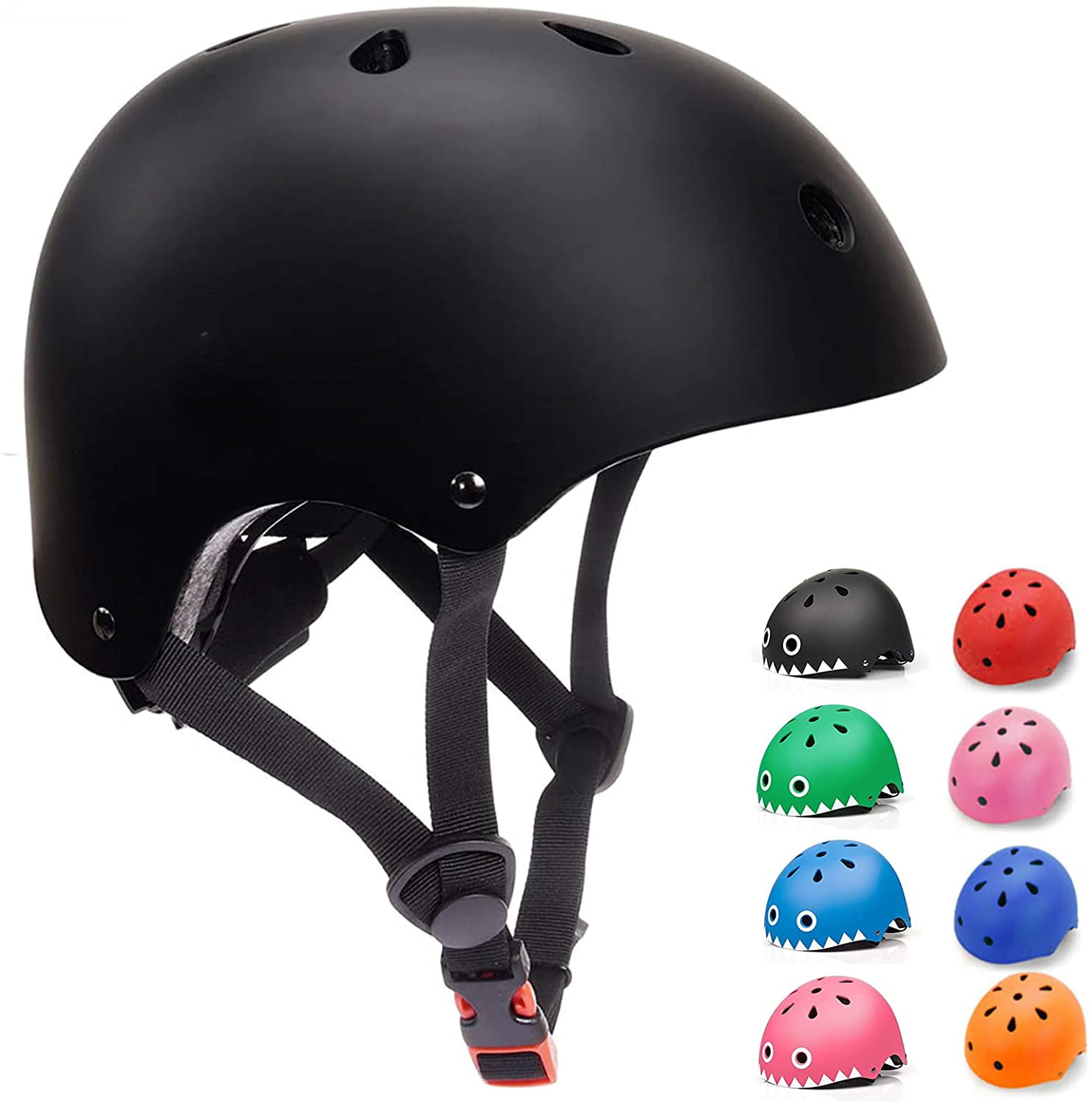 KORIMEFA Kids Bike Helmet Toddler Helmet Skateboard Protective Gear Set for Age 