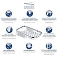 thumbnail image 3 of Transolid SB8-BS Steel Basket, Brushed Stainless, 3 of 7