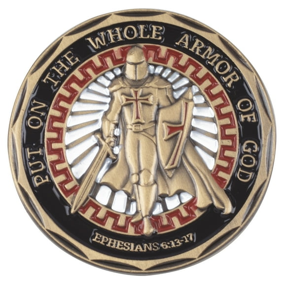 Put On The Whole Armor Of God 1" Lapel Pin