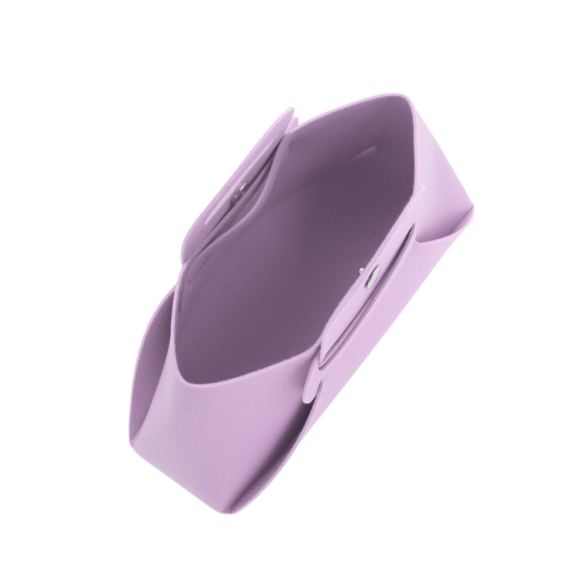 Unique Bargains Handheld Eyeglasses Bag Portable Eyeglasses Storage 1 Pc Purple
