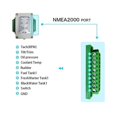 thumbnail image 1 of Convertidor NMEA2000 de doble canal N2K de 0 a 190 ohmios para hasta 18 sensores para embarcaciones y yates CX5003 blanco, 1 of 5