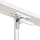 thumbnail image 3 of Mesa de Comedor de Aluminio Extensible Apta para Exterior Duradera de Aluminio y Cristal, Modelo Lyra II, 3 of 5