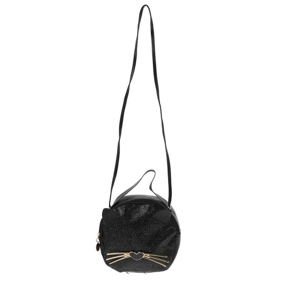 OUNONA Shoulder Bag Cross Body Bag Miss 18.00X17.00X7.00CM Black