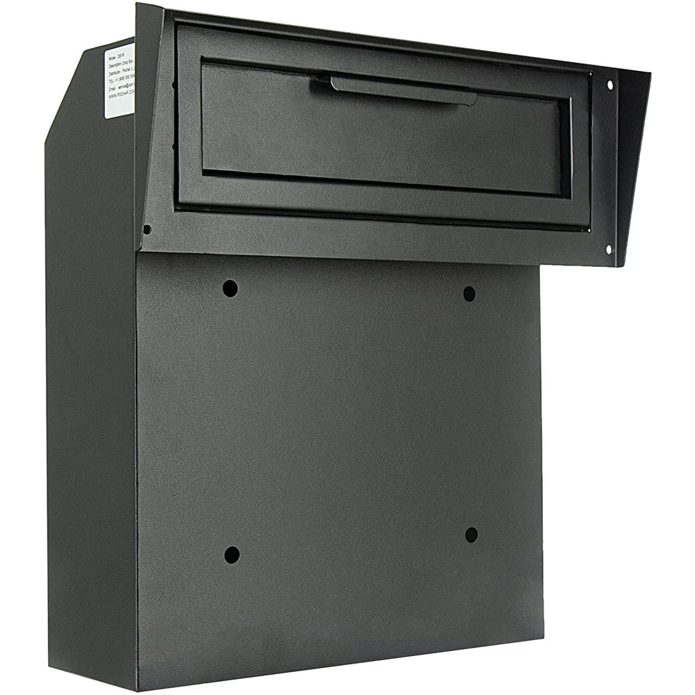 Rainproof Door Drop Box Mail Rent Key Check Rain Weatherproof Heavy