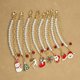 thumbnail image 3 of JETSHARK regalos de Navidad joyería pulsera de perlas Santa Claus copo de nieve alce árbol de Navidad calcetín pulsera pulsera de Navidad, 3 of 4
