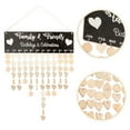 thumbnail image 4 of Shisuyan Hanging DIY Wooden Calendar Assorted Color 1 Set 15.7x4.7in, 4 of 8