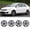 15 inch- Matte Black, variant on 15 inch Hubcaps for 2007-2025 Nissan Versa Snap-On Silver Lacquer, PP Steel Wheel Rim Cover(4 Pack)