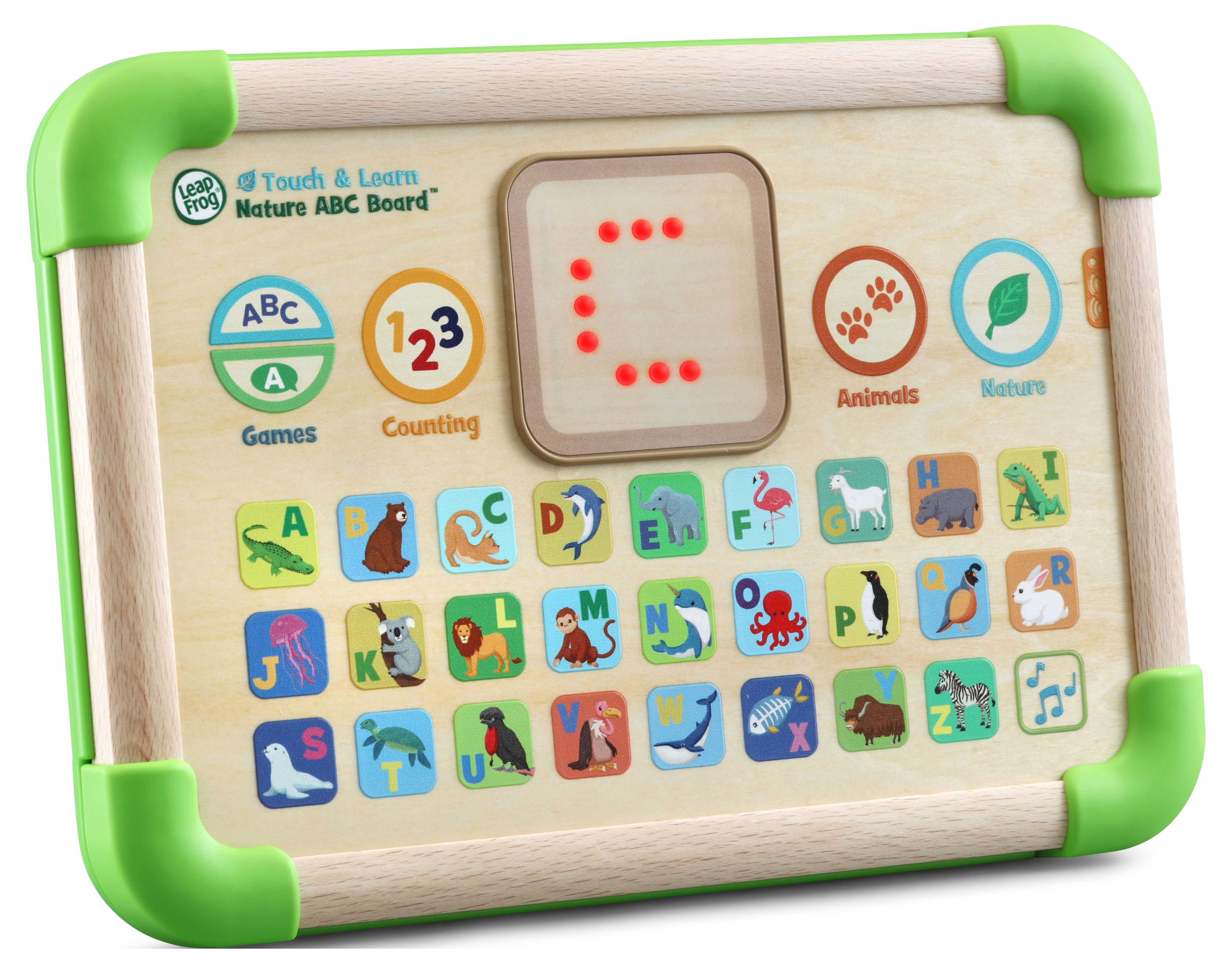 LeapFrog® Touch & Learn Nature ABC Board™ Wooden "Tablet" & LED Screen