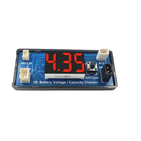 1S Lithium Batteries Controller Tester Voltages Tester Digital Batteries Capacity Checker Tester for Household Batteries