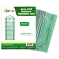 thumbnail image 2 of Machrus Ogrow Premium Greenhouse Replacement Cover for Your Outdoor/Indoor 5 Tier Mini Greenhouse - Clear - Fits Frame 19" L x 27"W x 79"H, 2 of 2