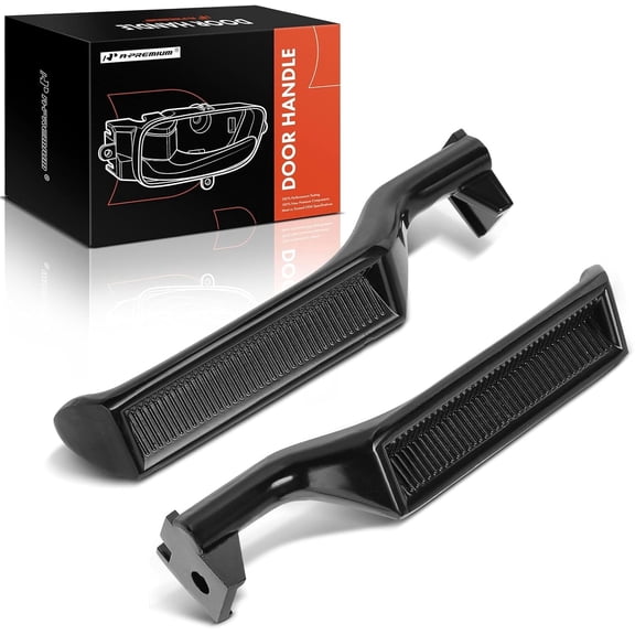 A-Premium - Interior Door Handles All Metal Pair Front Rear Driver & Passenger Side - Compatible with 1987-1997 Ford F150 F250 F350 Bronco F53 F59 F800 - Replace# E7TZ-1522600-A E7TZ-1522601-A