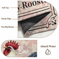 thumbnail image 6 of Early Rooster Area Rugs 5'x8', Washable Small Throw Rugs for Classroom Bedroom, Pink Spring Farmhouse Leaves Burlap Indoor Outdoor Rug Non-Slip Low Pile Carpet Runner Reversible Floor Mats, 6 of 8