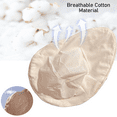 thumbnail image 3 of BIMEI Breathable Protect Pocket for Mastectomy Silicone Breast Forms Cover Bags for Prosthesis Artificial Fake Boobs Spiral 1 Pair ,Beige,M, 3 of 5