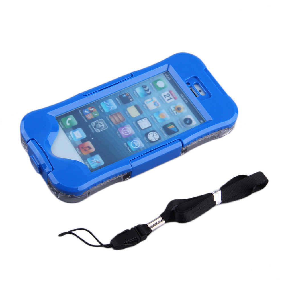 Mini Stylus 5s Teal Black Waterproof Shockproof Case For Apple iPhone 5 