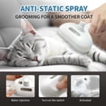 thumbnail image 4 of 3-in-1 Steam Brush for Dogs & Cats – Detangle & De-Shed with Warm Mist, Anti-Static Pet Grooming Brush for Long/Short Hair – Includes Water Tank, Release Button – Painless Hair Removal Tool, 4 of 7