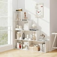 thumbnail image 2 of Costway 6 Cubes Ladder Shelf Freestanding Corner Bookshelf Storage Bookcase Display Rack, 2 of 10