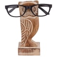 thumbnail image 4 of Eximious India Owl Wooden Glasses Holder Stand Reading Nightstand Eyeglass Retainer Gifts for Women Men Kids Mom Dad Car SPWW01, 4 of 5
