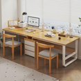 thumbnail image 3 of Student Simplicity Office Desk Modern Double Person Household Combination Office Desk Write Desktop Escritorios Furniture QF50OD My Lux Decor Round, 3 of 9