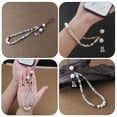 thumbnail image 3 of Miangastore Agate Beaded Phone Wrist Strap 1Pcs 11In Multi Color Anti Lost Function, 3 of 9