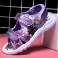 thumbnail image 2 of Disney frozen 2 sandalias moradas para niñas, zapatos de cuero antideslizantes, zapatos de playa, talla europea 24-3028 Gao Jinjia LED, 2 of 2