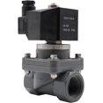 UPVC/CPVC anticorrosion normally closed solenoid valve, DN1550 anti
