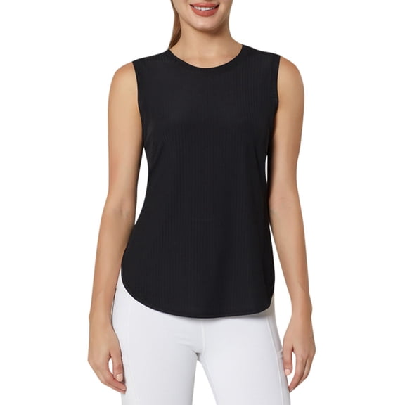 DHFJKG Workout Tank Tops For Women Quick Dry Breathable Sleeveless Crewneck Summer Loose Fit Flowy Shirts Yoga Comfortable Top